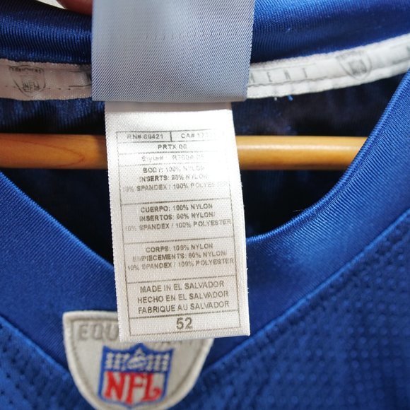Reebok On Field NFL Peyton Manning #18 Indianapolis Colts Captains‎ Jersey Sz 52 - Picture 5 of 10